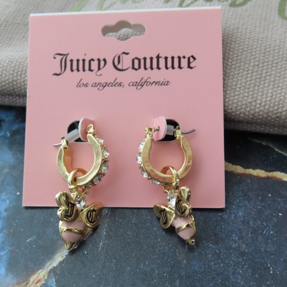 Pink Bumblebee Earrings (NWOT) - Juicy Couture ❧ - Picture 3 of 3